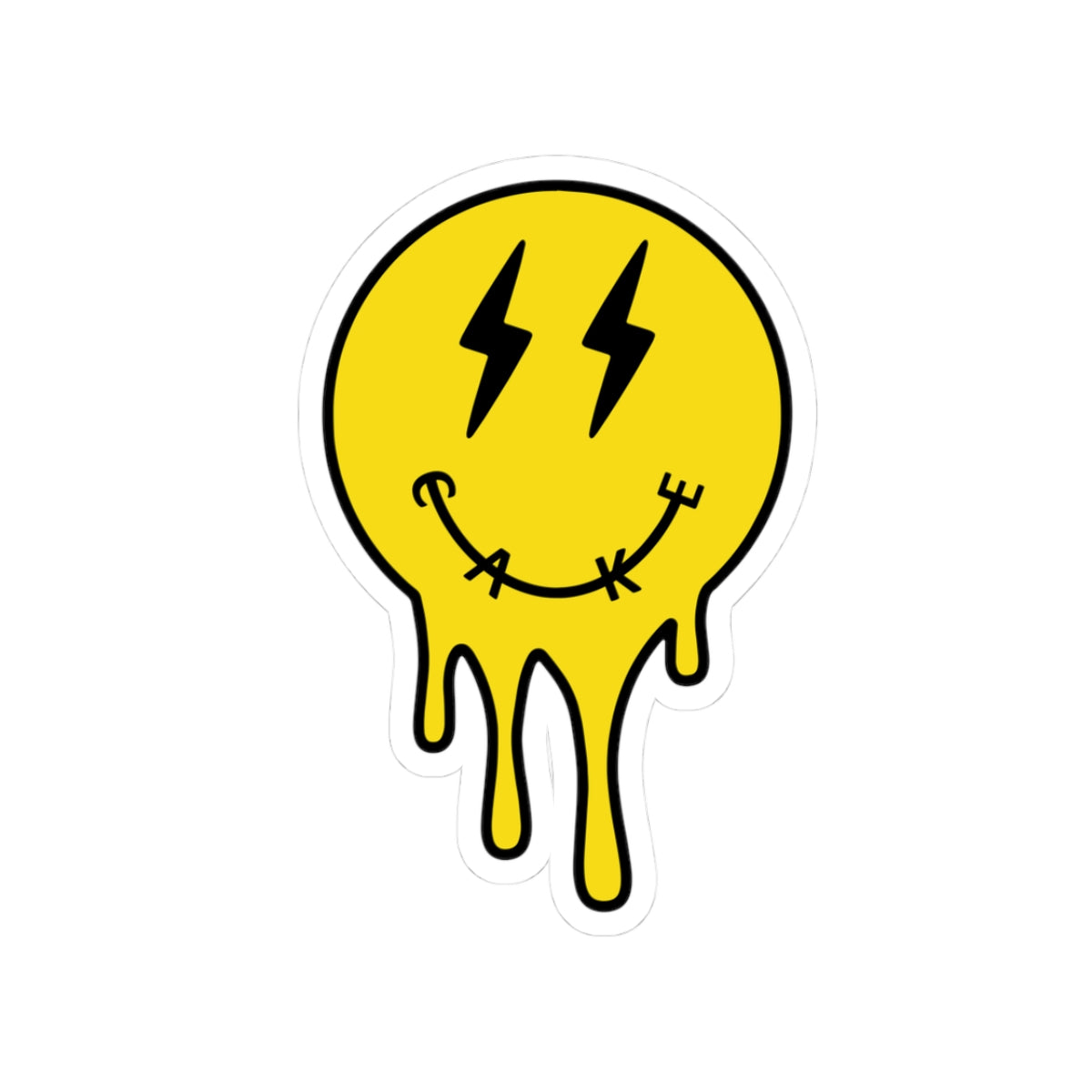 Cake Smiley Logo Sticker