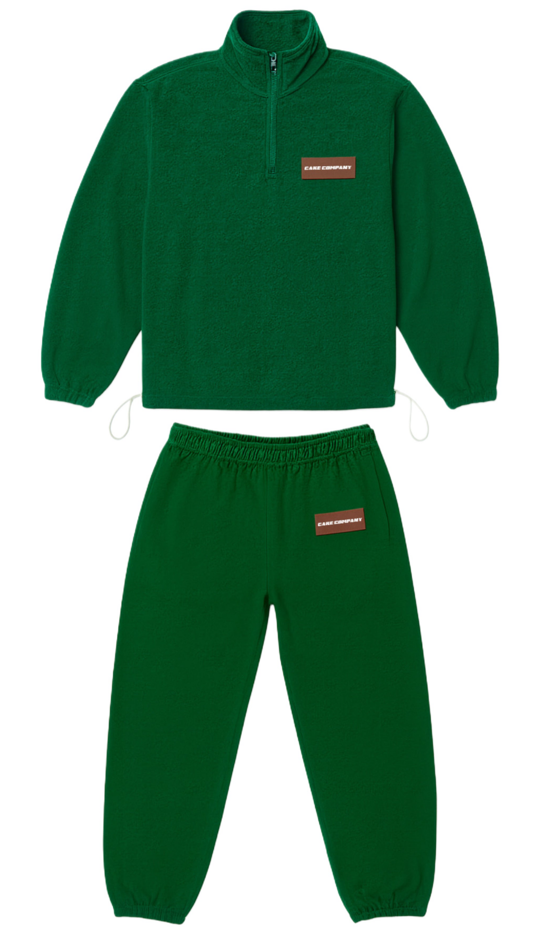 Fuzzy Quarter Zip Tracksuit