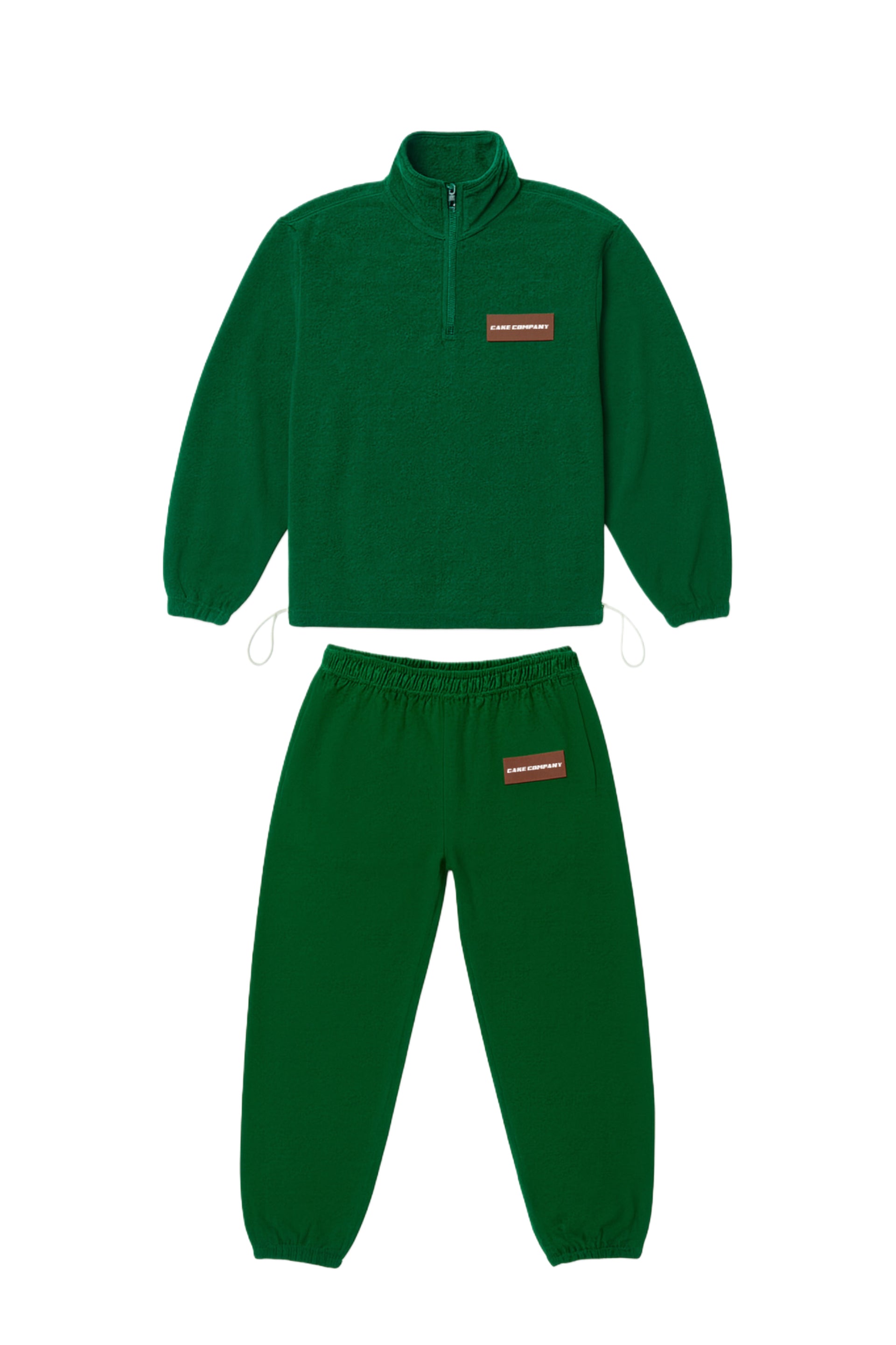 Fuzzy Quarter Zip Tracksuit