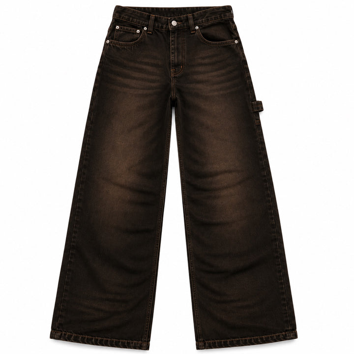 carpenter pant — brown fade — front flat lay
